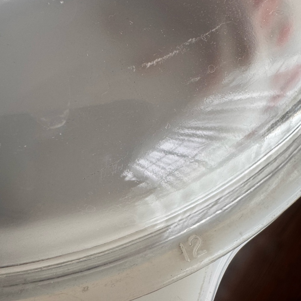 Vintage Fire King Primrose Casserole Dish with Glass Lid Backwards Stamp Mid Cen - Picture 10 of 11